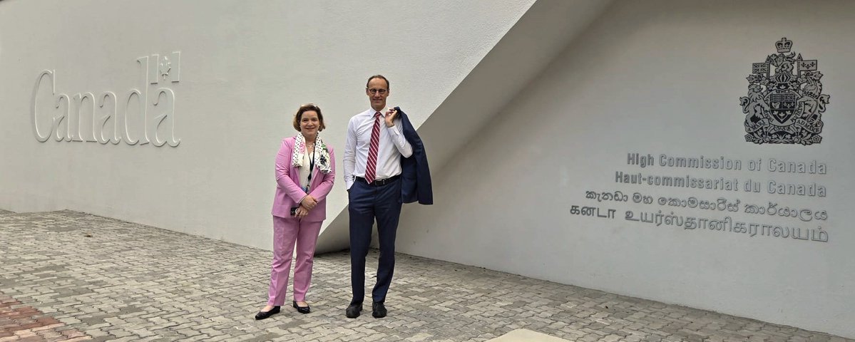 CanHCSriLanka's tweet photo. We were delighted to welcome Weldon Epp, Assistant Deputy Minister (ADM) for the Indo-Pacific, for a short visit to #SriLanka. 
Read more here: https://t.co/kg87vHnFAC
@IsaboMartin  @CanadaFP https://t.co/hal1kssuIy