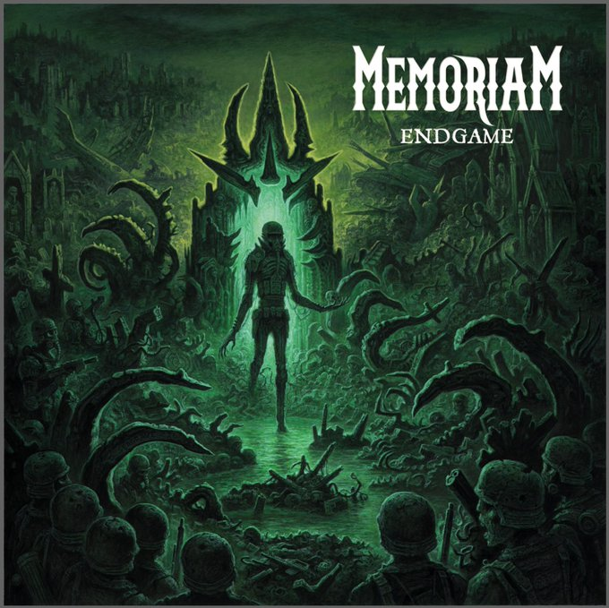 KMANRIFFSMetal's tweet photo. British Death Metal veterans MEMORIAM will release their sixth and final studio album “Endgame” on January 29th, 2027 via Reaper Entertainment. After ten years, MEMORIAM closes it all on their own terms with one final, uncompromising statement. Respect! 🙏 https://t.co/Si5LD1aq3E