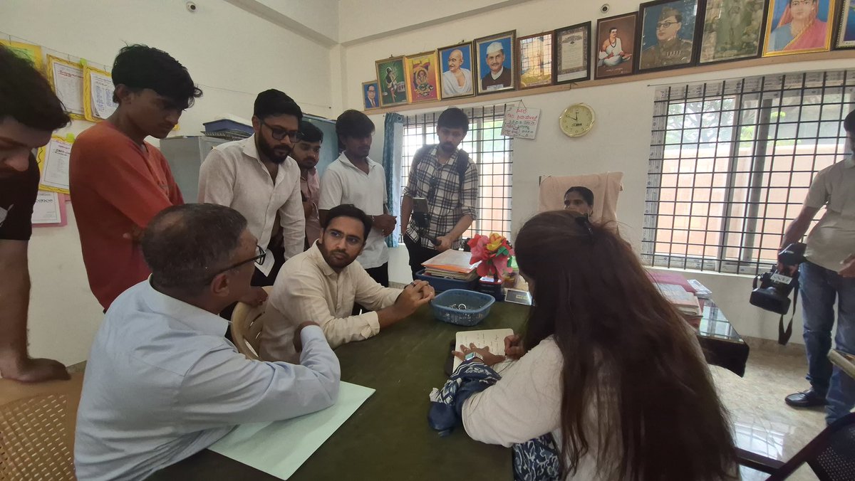 AshutoshRanka's tweet photo. Visited govt schools in Yeshwantpur and JP Nagar, Bengaluru.

Both the schools had decent infrastructure in classrooms. But both the schools were facing severe shortage of teachers as 50% of the staff has been on SIR duties for the last 3 months, which will go on for another 2 months.

If the @ECISVEEP wants to remove voters, they may go ahead and deploy someone else. But why are they wasting teachers’ precious time for this?

Our teachers are for teaching, not for your propaganda.

@Cockroachisback @AwaazForChange