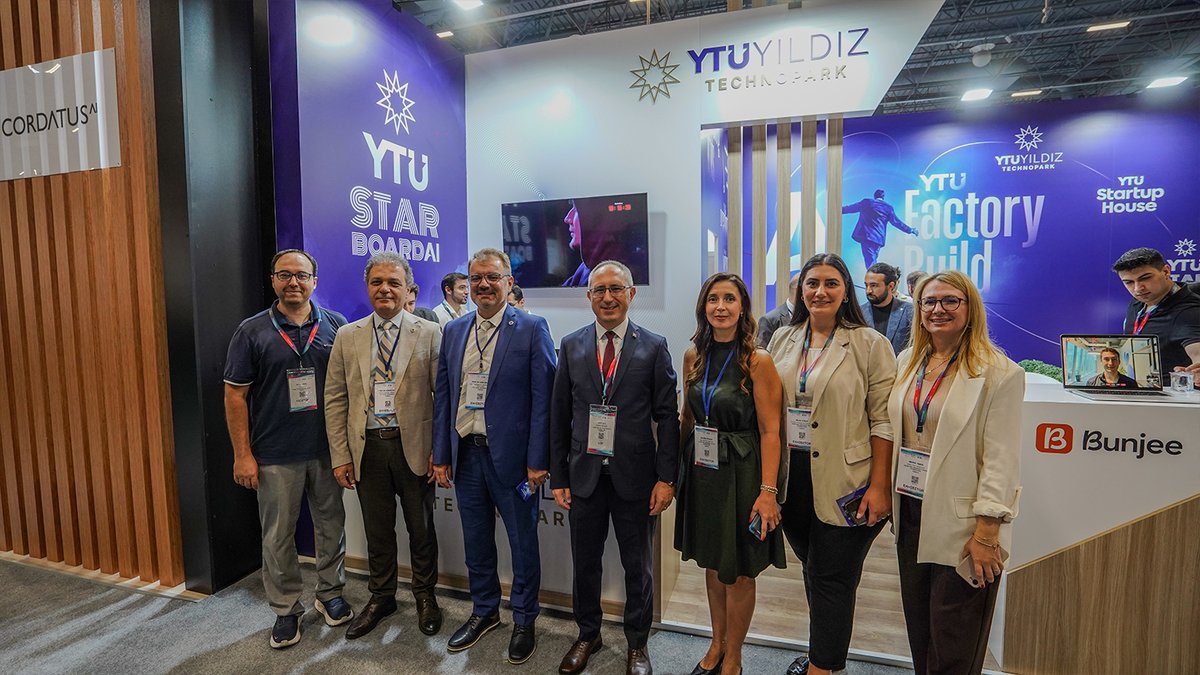 TechnoparkInt's tweet photo. YTU Yıldız Technopark is bringing Türkiye’s technology and entrepreneurship ecosystem together with global stakeholders at GITEX AI Türkiye 2026.

On the first day of the event, we welcomed visitors to our booth alongside four of our Technopark companies: Nar Bulut, Excury Studios, WorkyBe, and Bunjee ai. We had the opportunity to showcase the solutions and work developed by our companies while making new connections and exploring potential business collaborations.

Members of the YTU Yıldız Technopark Board of Directors also visited our booth and received insights into the work and solutions of our companies.

As a key outcome of our AI and data analytics transformation, the STARBOARD AI platform analyzes more than 1 million data points to generate strategic insights for our companies, academia, and entrepreneurship ecosystem. At GITEX AI Türkiye, we are also sharing this transformation and the technology infrastructure we have developed with the global technology ecosystem.

At the GITEX AI Türkiye Tech Talks session, our Deputy General Manager Yusuf Emre Holoğlu joined our Incubation and Entrepreneurship Manager Büşra Kamış, SyncLens Team Lead Kadir Karakuş, and Meta Regional Policy Programs Lead Aanchal Mehta to discuss developments in Türkiye’s artificial intelligence ecosystem and opportunities for global collaboration.

Visit us at booth H2-G60 to discover our technologies, entrepreneurship initiatives, and global expansion opportunities up close.

Taking the technologies of the future to the world.

📍 Istanbul Expo Center | H2-G60

#YTUYıldızTechnopark #GITEXAITurkiye #GITEX