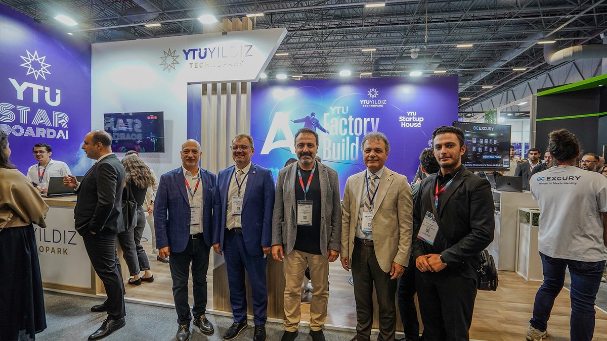 TechnoparkInt's tweet photo. YTU Yıldız Technopark is bringing Türkiye’s technology and entrepreneurship ecosystem together with global stakeholders at GITEX AI Türkiye 2026.

On the first day of the event, we welcomed visitors to our booth alongside four of our Technopark companies: Nar Bulut, Excury Studios, WorkyBe, and Bunjee ai. We had the opportunity to showcase the solutions and work developed by our companies while making new connections and exploring potential business collaborations.

Members of the YTU Yıldız Technopark Board of Directors also visited our booth and received insights into the work and solutions of our companies.

As a key outcome of our AI and data analytics transformation, the STARBOARD AI platform analyzes more than 1 million data points to generate strategic insights for our companies, academia, and entrepreneurship ecosystem. At GITEX AI Türkiye, we are also sharing this transformation and the technology infrastructure we have developed with the global technology ecosystem.

At the GITEX AI Türkiye Tech Talks session, our Deputy General Manager Yusuf Emre Holoğlu joined our Incubation and Entrepreneurship Manager Büşra Kamış, SyncLens Team Lead Kadir Karakuş, and Meta Regional Policy Programs Lead Aanchal Mehta to discuss developments in Türkiye’s artificial intelligence ecosystem and opportunities for global collaboration.

Visit us at booth H2-G60 to discover our technologies, entrepreneurship initiatives, and global expansion opportunities up close.

Taking the technologies of the future to the world.

📍 Istanbul Expo Center | H2-G60

#YTUYıldızTechnopark #GITEXAITurkiye #GITEX