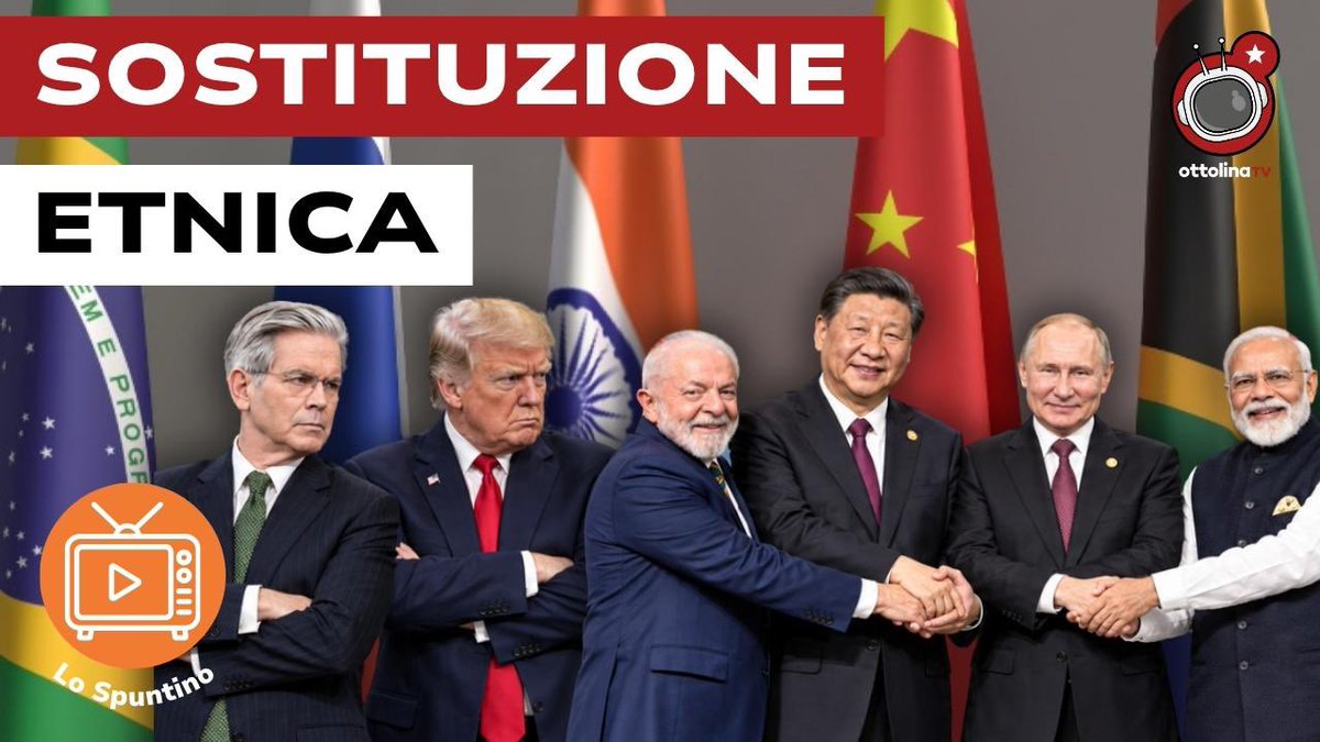 ottolinatv's tweet photo. Trump ha annunciato un’iniezione di liquidità senza precedenti in caso di vittoria alle elezioni di Midterm dei Repubblicani.

D’altronde, dichiara, l’economia USA non è mai andata così bene. E’ arrivata l’ora di socializzare i dividendi.

Strano. L’economia USA va così bene che nel 2025 si è registrato un deficit del 5,9%. Per il 2026 le stime parlano addirittura del 6,4.

La promessa di Trump aggiungerebbe un altro 4%.

Proprio mentre Bessent moltiplica le acrobazie per provare a tenere il rendimento dei titoli di stato sotto controllo. Senza successo.

Quando ieri ha annunciato un altro aumento degli acquisti di Titoli da parte del Tesoro, i rendimenti, invece che diminuire, sono aumentati ancora. 

Nel frattempo Bessent ha messo in campo misure straordinarie per provare a salvare lo yen, senza che la Banca Centrale del Giappone sia costretta a vendere titoli di Stato USA. Ma non è andata proprio benissimo: ad agosto le nuove vendite hanno raggiunto la cifra record di quasi 90 miliardi.

Risultato? Siamo a quota 4,85% sui decennali. Secondo il Financial Times, superata quota 5%, l’esplosione della Bolla dell’AI sarà inevitabile.

E forse ormai anche ritirarsi dall’Iran e accettare la più grave sconfitta strategica di sempre, potrebbe non essere più sufficiente.

E’ in questo contesto che sabato a Delhi prenderà il via il 18esimo vertice BRICS.

Dove il quesito, con ogni probabilità, non sarà più semplicemente cosa fare per mettere fine a quasi un secolo di Dittatura del Dollaro, ma come farlo senza causare una crisi generalizzata di proporzioni mai viste in grado di trascinare nel baratro l’intera economia globale.

Ci vediamo qui https://t.co/gjxP3mKTv1

👉E' USCITO IL NUOVO PAMPHLET DEL MARRU, "DISERTARE L'ASSEDIO". Corri a comprare la tua copia qui: https://t.co/eCbIHsQA0h

👉 Aderisci alla campagna di sottoscrizione di ottolinatv su GoFundMe ( https://t.co/iHLA8vQ4T4 ) e su PayPal ( https://t.co/IPHInmZOXF )

👉 Seguici anche su Spotify https://t.co/BRo8nZxbDm

👉Iscrivetevi al nostro canale Substack qui https://t.co/A48Nef871X

👉 Belle vero le magliette del Marru? Finalmente le puoi comprare anche tu. Visita qui il nostro merchandising: https://t.co/cTHkNqLXmo