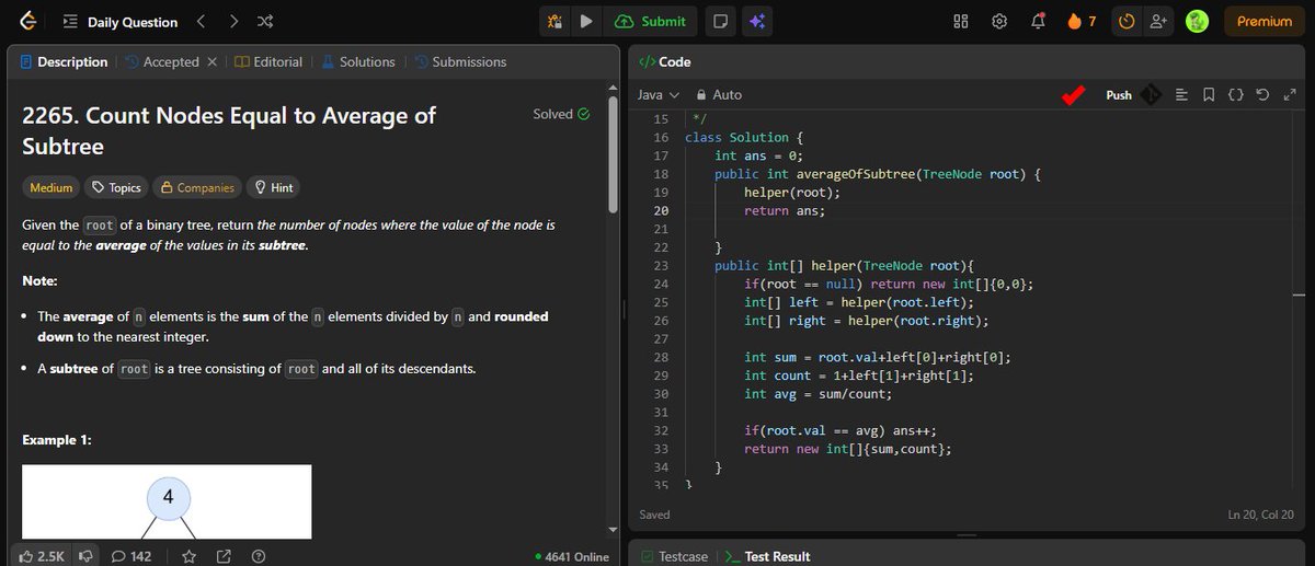 kRamu581's tweet photo. Day 10 solved potd @x
easy one but implementation failed in 2 times๐ฎ
#leetcode #letsconnect #builtinpublic https://t.co/qJxNzvKyTm
