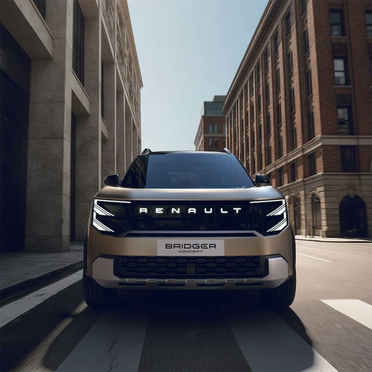 PerlaGeself6y's tweet photo. Renault unveils the Bridger Concept, a compact SUV under 4m with class-above space, 400L boot capacity, high ground clearance, and a tailgate spare wheel. Set for India production in late 2027. https://t.co/zeYjRQEk1t