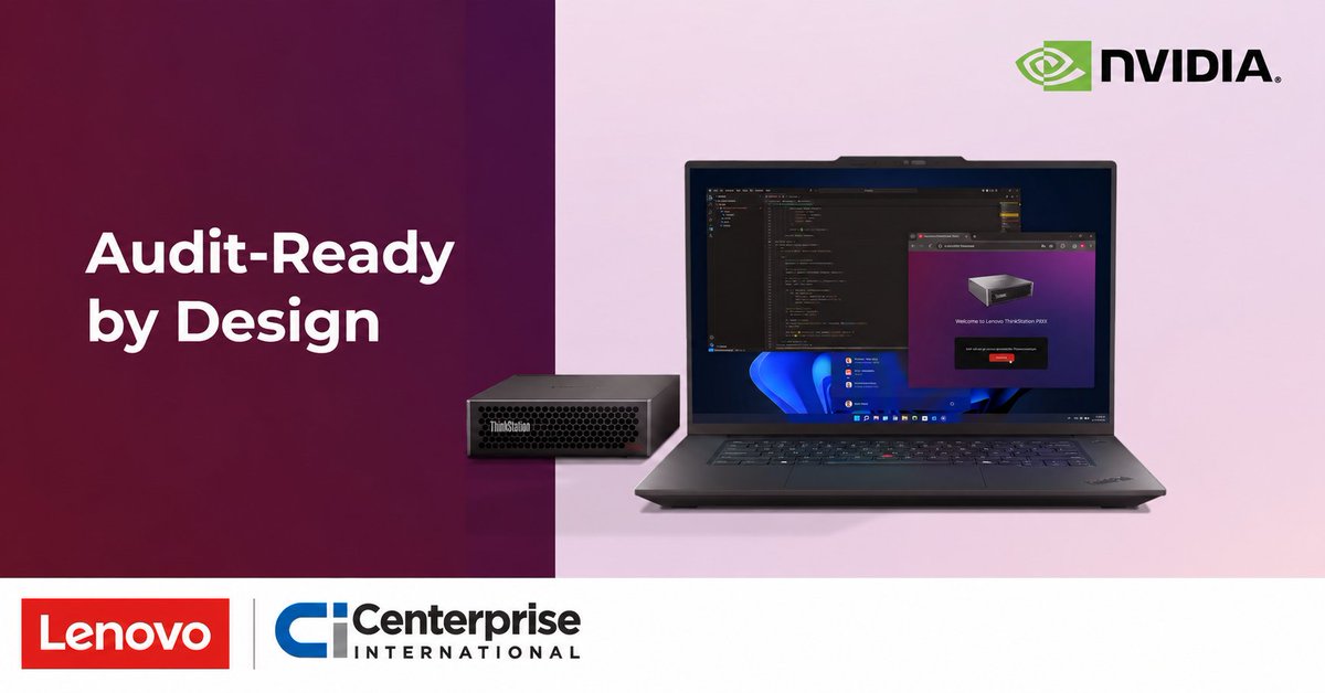 CenterpriseInt's tweet photo. In regulated sectors, AI outputs must be traceable and records ready for review. Lenovo ThinkStation PGX keeps data, models, version histories and audit trails on-site, giving organisations control over sensitive information.

https://t.co/Ld4C4eKjNQ

#PrivateAI #DataGovernance https://t.co/tLGayedngU