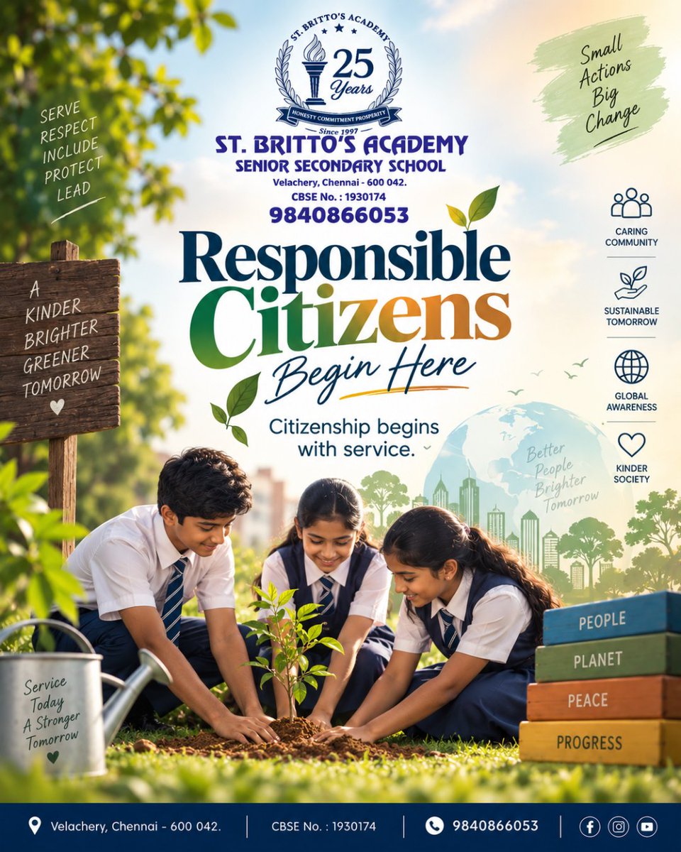 AcademyBri38517's tweet photo. Responsible Citizens Begin Here. 🌱

Citizenship grows through service, kindness and responsibility. We inspire our students to care, contribute and lead toward a better tomorrow. 💚🌍

#StBrittosAcademy #ResponsibleCitizens #ServiceLearning #StudentLeadership #Education https://t.co/yF8sEumUyU