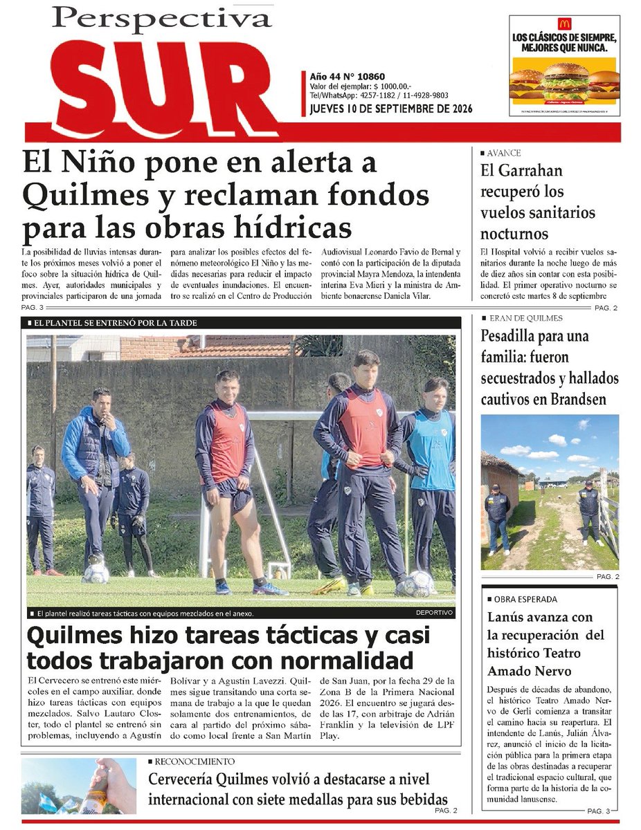 perspectivasur's tweet photo. #TAPA No te pierdas la edición de hoy del diario #PERSPECTIVASUR https://t.co/8h4SNRQ0Zb