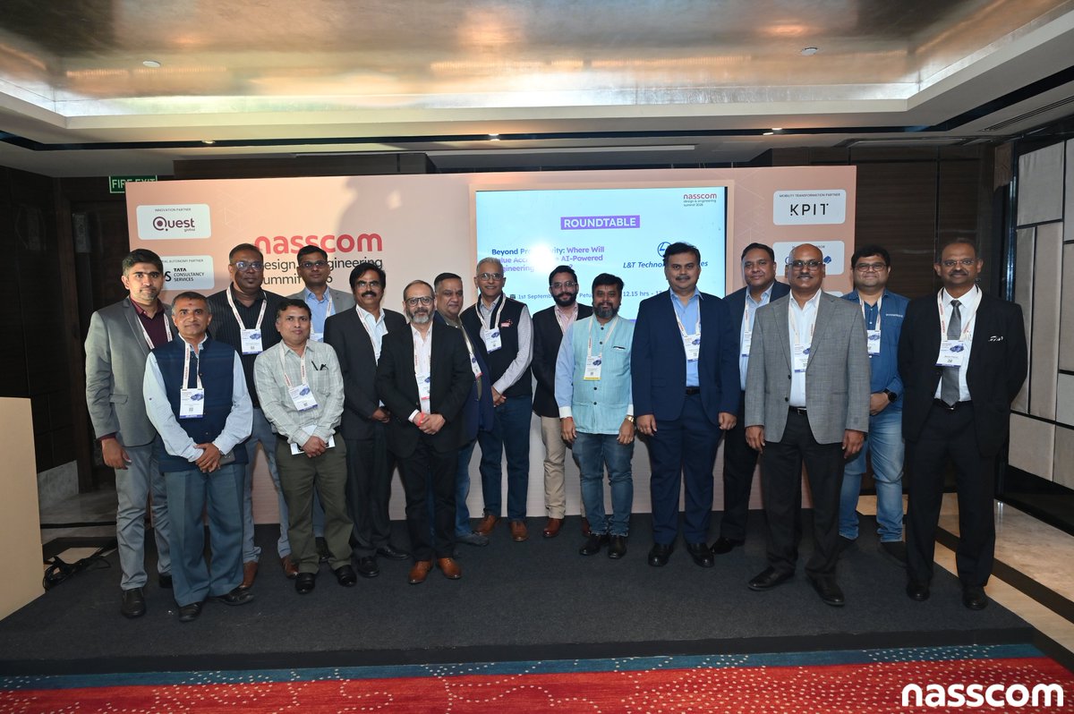 NasscomEvents's tweet photo. The LTTS Roundtable at #DES26 brought together industry leaders for a thought-provoking discussion on how AI is reshaping engineering and unlocking new opportunities beyond productivity and innovation.

The conversation highlighted that while AI is already delivering tangible productivity gains, its greater potential lies in combining AI with engineering expertise, trusted data, and industry-specific knowledge. 

Leaders also discussed the need to rethink product development processes as AI matures, enabling organisations to create sustainable differentiation and long-term business value.

#nasscom #DES26 #TheWorldUnderConstruction