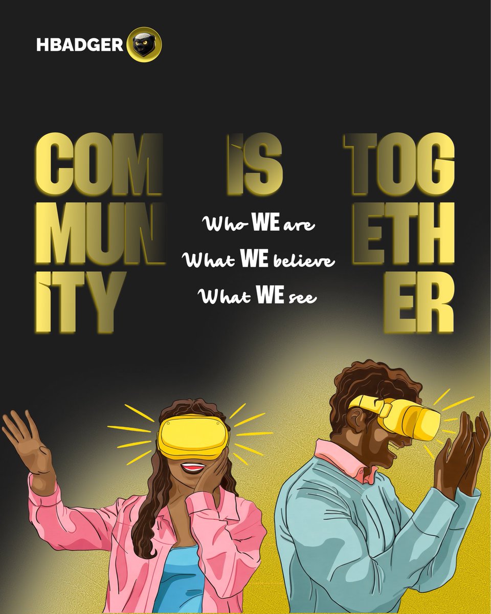 Hbadger_token's tweet photo. Gm Gm Badgers! The best community there is 🟡

It’s all coming together and we’ll be here for a real long time 🟡🦡