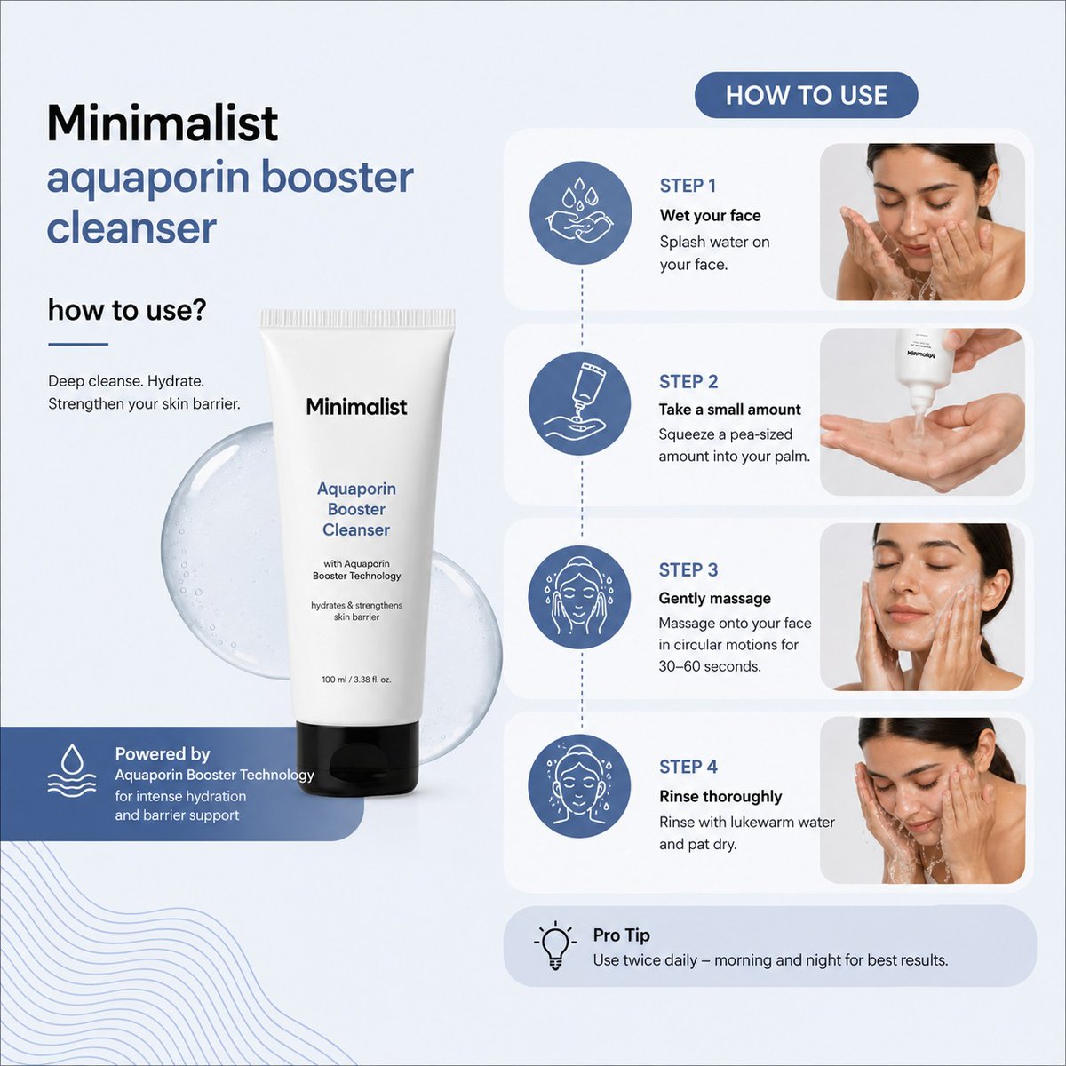 LeonorWorlow's tweet photo. Is the Minimalist Aquaporin Booster Cleanser worth the hype? Find out in our review and share your thoughts! https://t.co/YLDc8xozSl