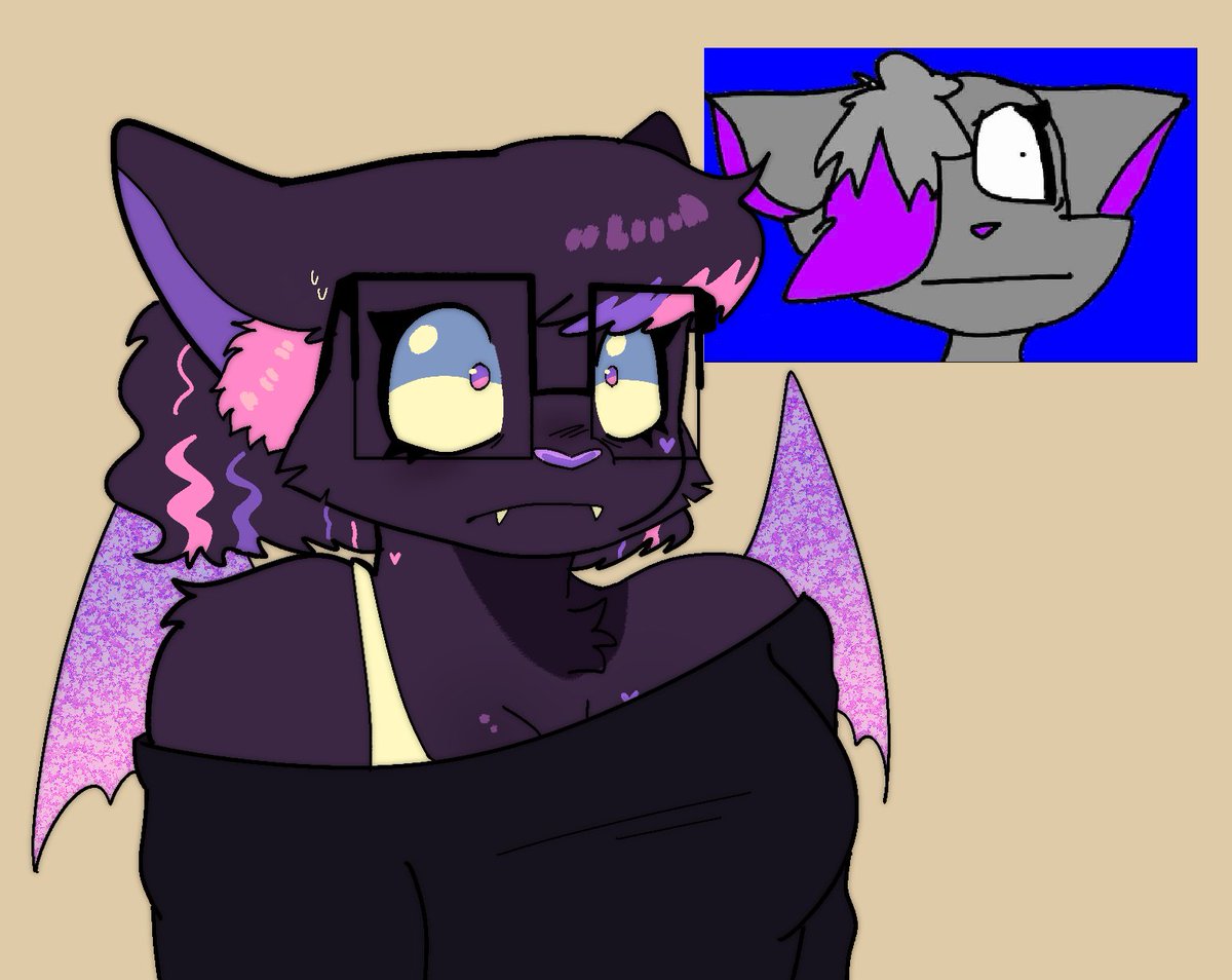 vortexbatt1's tweet photo. Some redraws of my sona from 2016 https://t.co/ZqNvtF82Vr