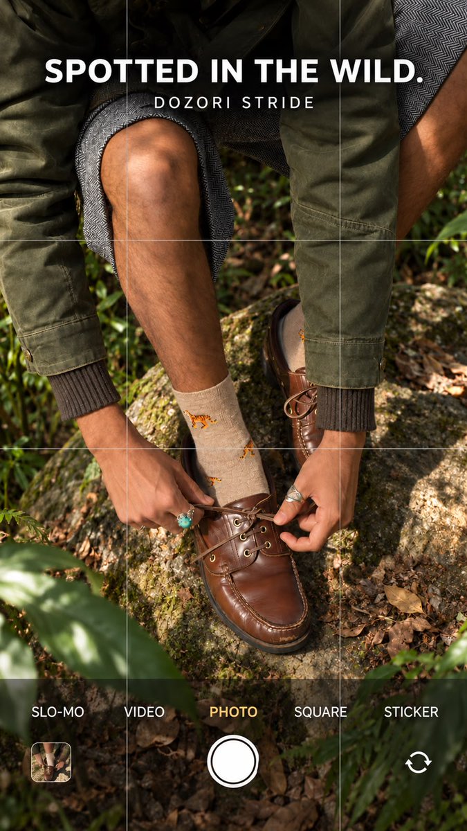 Dozorisocks's tweet photo. Inspired by the power and elegance of the tiger, Stride celebrates confidence, strength and fearless determination. 

Featuring a finely knitted tiger motif, it's designed for those who move forward with purpose. https://t.co/W04KUlmtQl