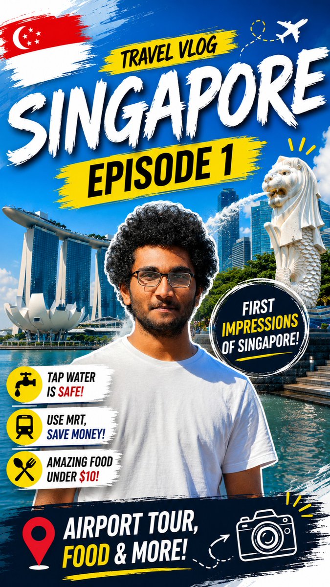 GeorgettaVrl's tweet photo. Episode 1: From Edmonton to Singapore via Vancouver. Explore Changi’s Wonderfall, Skytrain, Jewel’s gardens and the breathtaking HSBC Rain Vortex as it roars to life. Which Changi attraction surprised you most? https://t.co/iSXwbLpaow