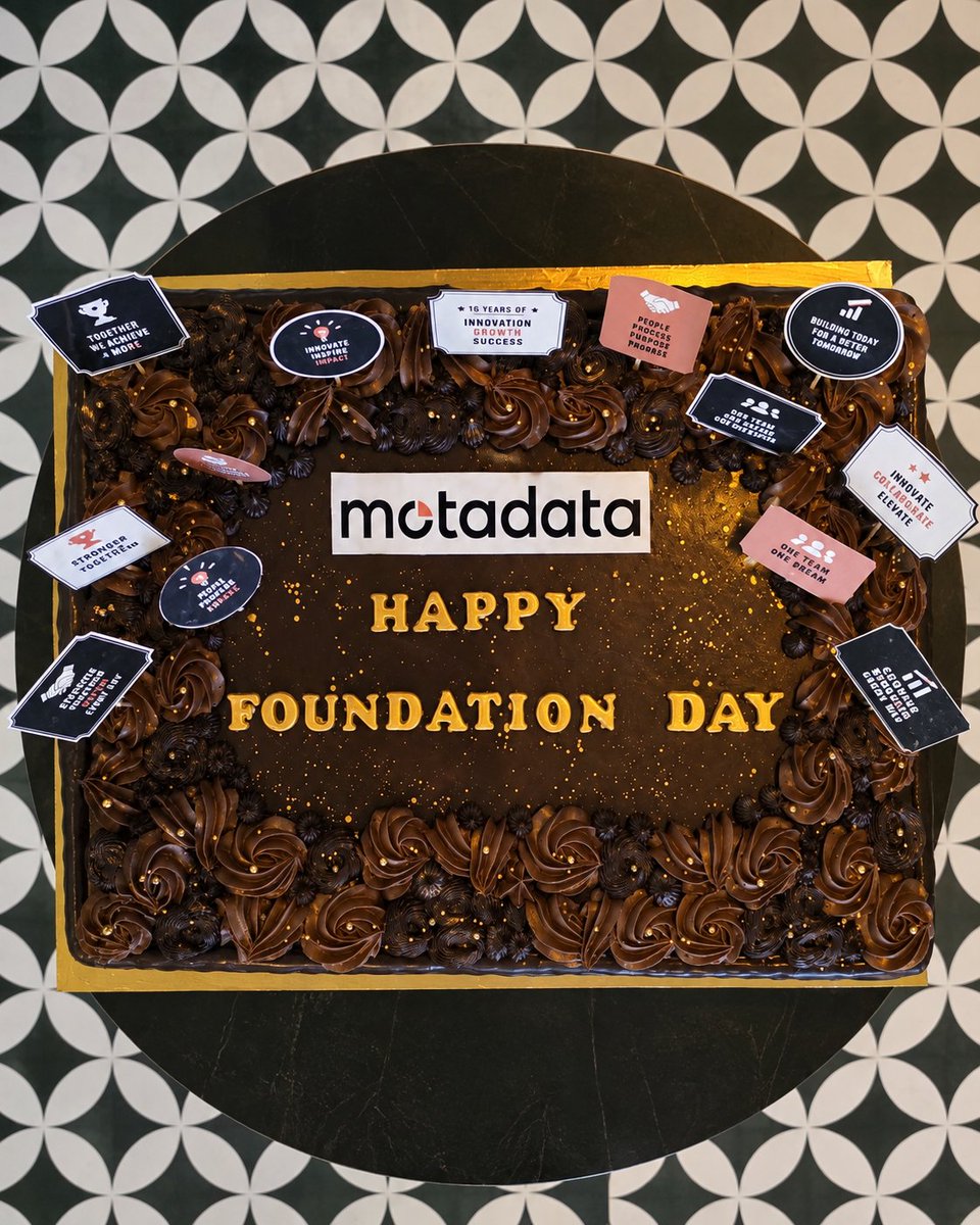 MotadataSystems's tweet photo. 16 years of Motadata.
Our 16th Foundation Day was about the people who got us here: a lively "Who Am I" quiz, reflections from our leaders, cake, and plenty of laughter.
Here is to the next chapter.
#Motadata #FoundationDay #LifeAtMotadata https://t.co/cOoU0ozejL