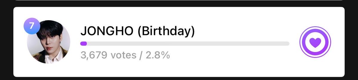 mingimangimong's tweet photo. atinys !! please vote for jongho in the mubeat october birthday event to secure a birthday subway ad for him 🥹🙏

he’s currently #7 !! we have one more week before the voting finalises! https://t.co/X6sMlQBjoF