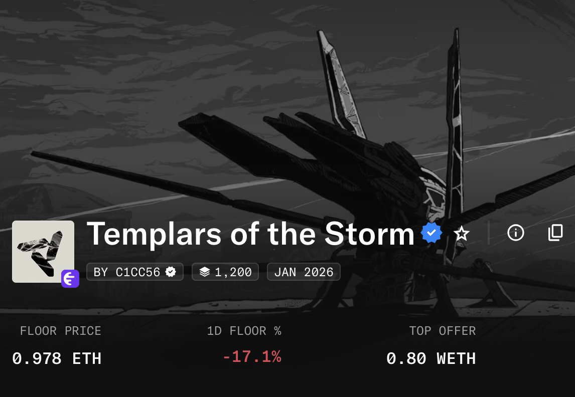 oranj0x's tweet photo. And people still thinking whether they should buy and hold a QUOTRON or Templar of the Storm

PRTSCN is also another alpha you have sitting below 0.1e btw

Buy a FUCKING Quotron and store it somewhere safe

These are 100e gems sitting at 3.5e

$QUOTRON coded https://t.co/wIQfc547Js