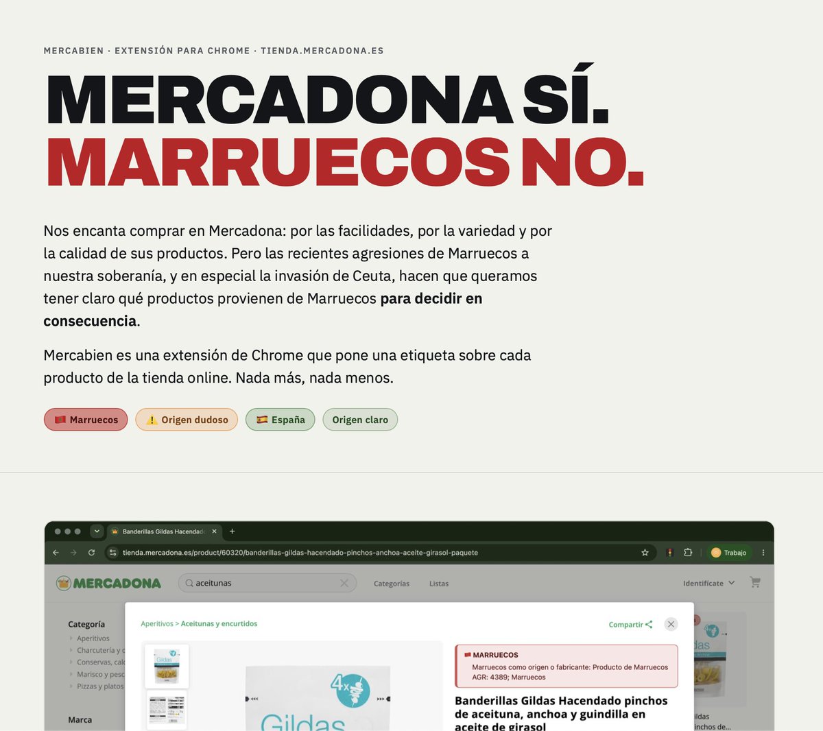 javiercanada's tweet photo. Ya está publicada y puedes instalártela. Aún no está en la Chrome Store, pero aquí te explico cómo descargarla e instalarla fácilmente: https://t.co/YS1gRkwR4E https://t.co/gX2lCekkCy