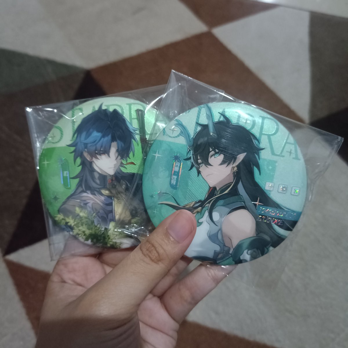 lycorisruella's tweet photo. Pin HSR sisa Renheng yaa, klo mau take bundle juga boleh di 37k (DM aja)
* Free 1 card blade, 1 random card, &amp; 1 sleeve

#wts #warunghonkaistarrail #warunghsr #bladehsr #danheng #renheng https://t.co/Toh3EbUxih