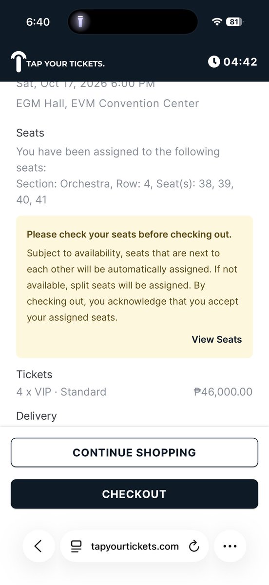 leighshookdt_'s tweet photo. so many seats available for cat 1 and vip 🥲 

any casual listener of izna here? help us fill the venue. benefits? all hi bye 😭 https://t.co/Rxw3wHiHEB
