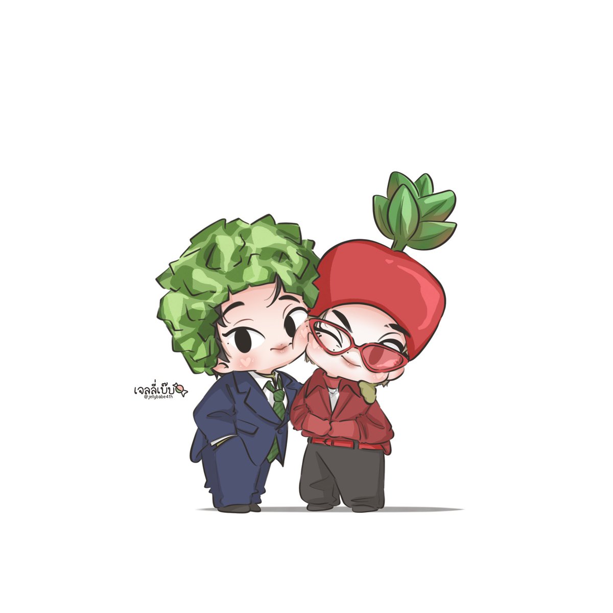 jellybabe4th's tweet photo. จุ่มแก้มเวอร์ชั่นพี่ขจรเดชกับน้องคุณากร 🥬🫜

#GeminiConcertD2
#GeminiFourth https://t.co/2kiZc3cjdy