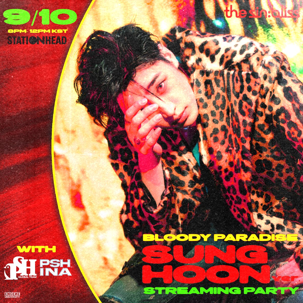 en_univ's tweet photo. Dance and go funky as we listen to Sunghoon’s groovy version of Bloody Paradise 🕺 

Together with @PSHGlobalTeam and @PARKSUNGHOON_ID, please join us on Stationhead for a dedicated streaming session featuring Sunghoon’s Version of Bloody Paradise 🐕🤘🏻

🔗: https://t.co/Mg6j7u7t0l…

#ENHYPEN #THE_SIN_BLISS #BloodyParadise @ENHYPEN_members @ENHYPEN
