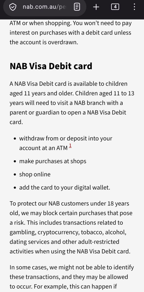 alf_304's tweet photo. @FinnyTheAce Ive heard a lot the debit solution or he account age solution, but those are reliable enough proof to au gov, as far minors can also get debit cards but not credit https://t.co/KpIuSHrTBM