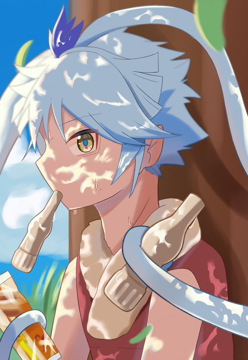 sobatyokoo's tweet photo. 本当は夏にあげたかった
アイスをくれるｲﾄﾅくん🍨
#暗殺教室 https://t.co/c8faerPJGV