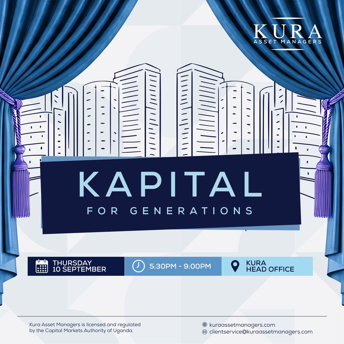 KURA_Ug's tweet photo. Designed for today. Built for generations.
KURA Asset Managers is officially here!
#KapitalForGenerations #KURAAssetManagers https://t.co/F66MQWJZ4K