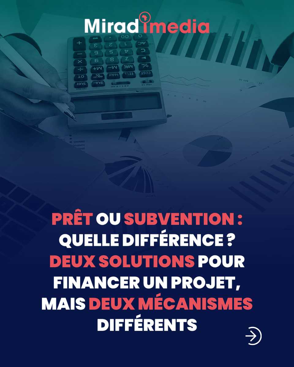 MiradiMedia's tweet photo. Un prêt ou une subvention peuvent aider une entreprise à se développer, mais ils ne fonctionnent pas de la même manière.
Comprendre leurs différences permet de choisir une solution adaptée à ses besoins. https://t.co/urTx7CUczd