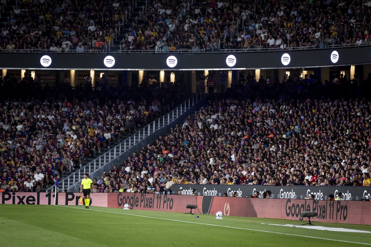 FCBarcelona's tweet photo. ❗ 𝐅𝐈𝐗𝐓𝐔𝐑𝐄 𝐂𝐎𝐍𝐅𝐈𝐑𝐌𝐄𝐃 
⚽ #BarçaGetafe | Matchday 8 of La Liga 
📅 Saturday, October 10 
⏰ 6:30pm CET
🏟️ Spotify Camp Nou https://t.co/1rAf7mj5Om