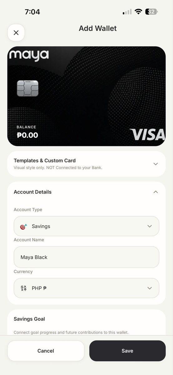 RAARenzo's tweet photo. @nakaidaism @dokyeomsalusalu There’s black maya card template po inside Agila 😊 and you can further customize it by changing it’s Account Type as Savings instead of E-wallet https://t.co/lhhsILHSr5