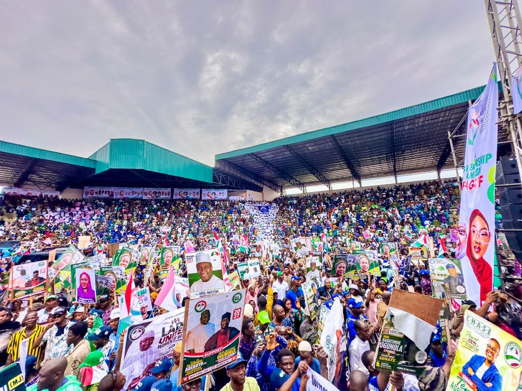 ladiadebutu's tweet photo. Yesterday at the Ake Palace Ground, Abeokuta, we officially commenced our campaign for the 2027 Ogun State Governorship Election.

It was a powerful gathering of our people, with over 10,000 genuine supporters and representatives from all 20 Local Governments, alongside our Senatorial, House of Representatives and House of Assembly candidates.

I was deeply encouraged by the energy, the support and the belief I saw in our people. Yesterday was more than the flag-off of a campaign. It was a reaffirmation of what we are fighting for and the Ogun we want to build.

An Ogun where workers receive what is due to them. Where public funds are properly accounted for. Where local governments function. Where our farmers are supported, our children have access to quality education, our communities are secure and women have a stronger place in governance.

Most importantly, an Ogun where government works for everyone, not just a political party.

We are not seeking power for the sake of power. We are seeking the opportunity to serve, to restore trust in government and to deliver a better quality of life for our people.

The road to 2027 has begun.

Relief is here… ITURA DE!