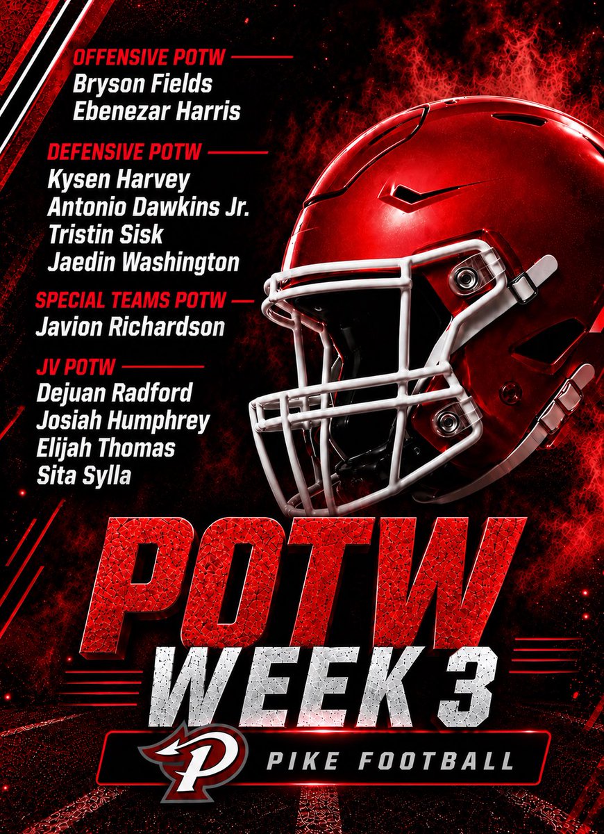 Pikereddevilfb's tweet photo. Players of the week from BD. Tomorrow night we travel to Carmel! Kick off at 7:00 PM https://t.co/UvGhb423Lr