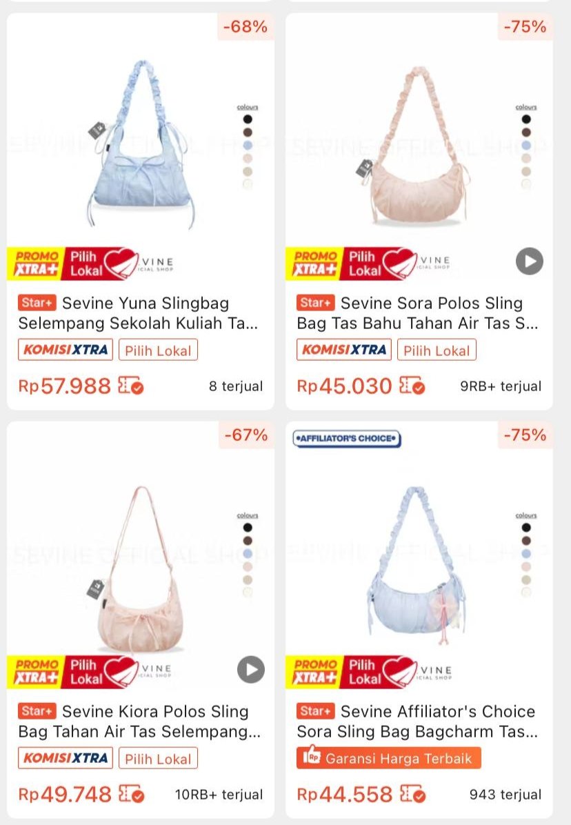 wirteur's tweet photo. PLSS NOTICE BRAND TAS ASAL MALANG INI

Model tasnya cakep-cakep, harganya juga affordable mulai dari 40 ribuan aja https://t.co/7LXj9zamgq