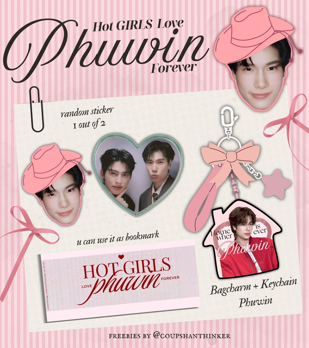coupshanthinker's tweet photo. Phuwin 1st Fancon in Indonesia
Freebies by @coupshanthinker

📍Balai Kartini - October 3rd
🪄Open for trade

how to claim?
- RT and like this post
- let’s be moots ppws

please don’t throw it! https://t.co/wl2EPYJvaB