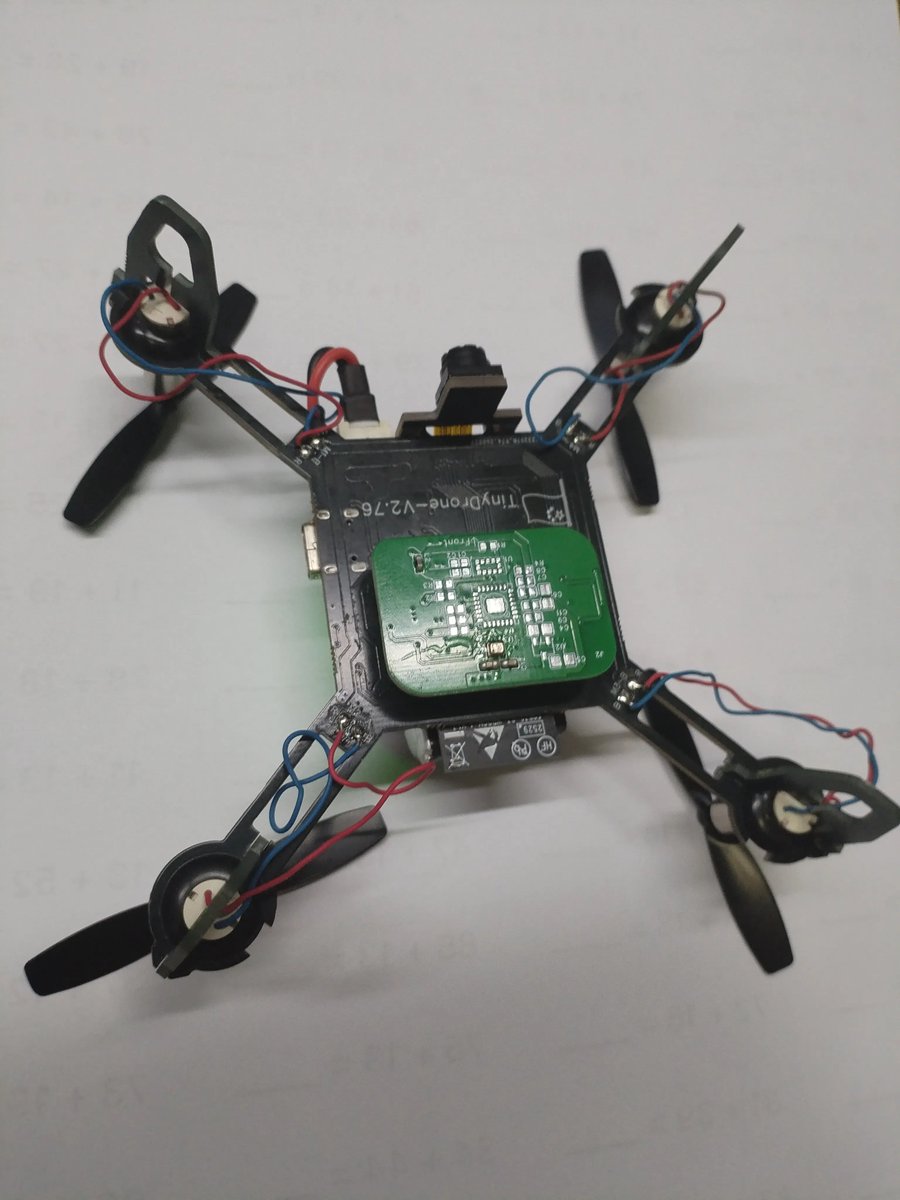 Alacritic_Super's tweet photo. Someone built an open-source ESP32-S3 drone you can actually fly

Tiny-Drone packs an ESP32-S3, MPU6050 IMU and OV2640 camera into a small quadcopter.

You can control it from an Android app, phone browser or RC, with Wi-Fi video transmission built in.

The PCB and firmware are open source, and there are expansion options for a barometer, laser ranging and position hold.

It even supports RID broadcasting.

The firmware is based on Espressif's ESP-Drone project and uses ESP-IDF. 

This is the kind of project that makes embedded development really fun. You get PCB design, sensors, motor control, Wi-Fi, camera streaming and flight control in one build.

Would you build your own ESP32 drone?