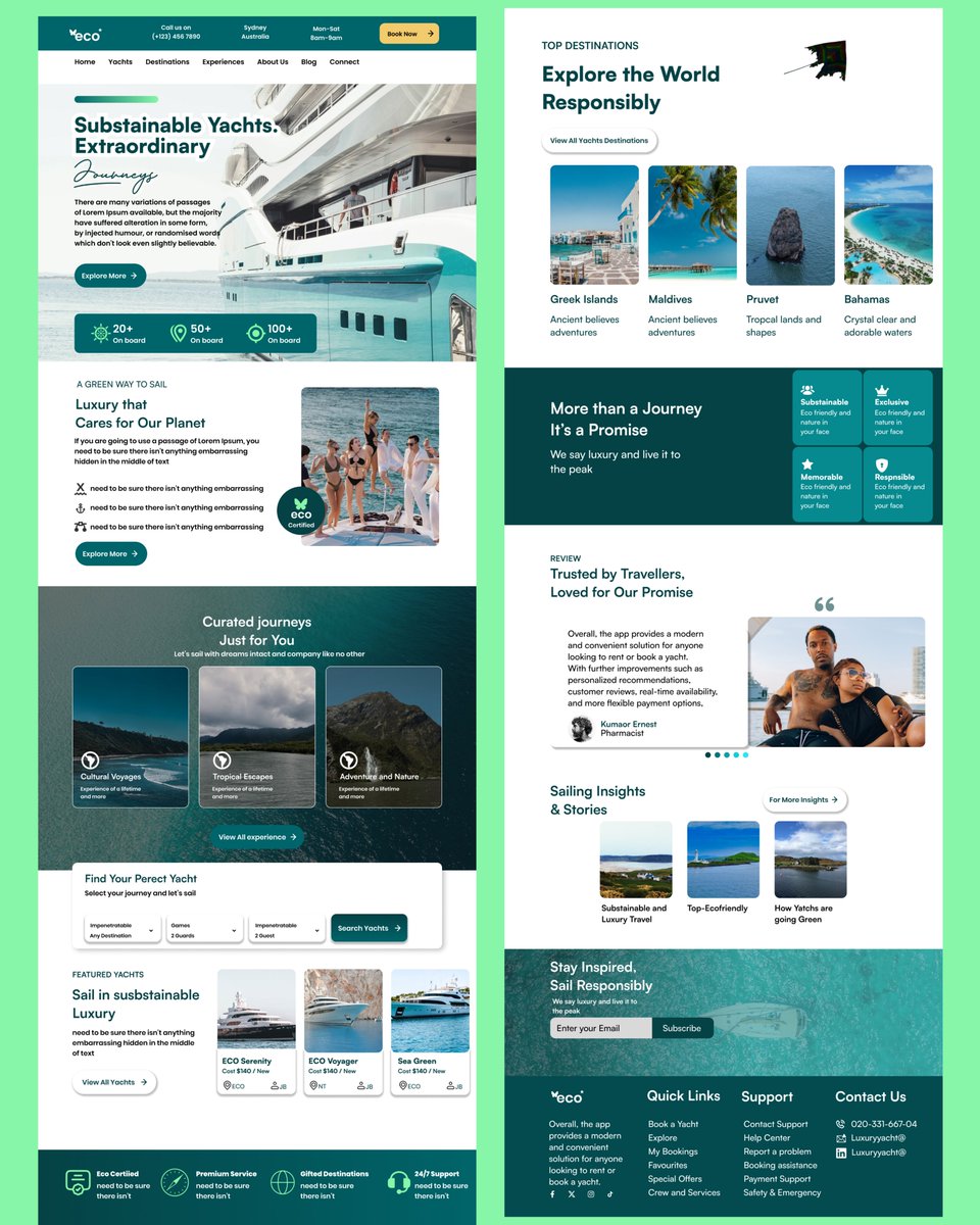 Cos_milla's tweet photo. Day 8-30 DAYS OF UI/UX DESIGN
The Yacht Booking &amp; Hiring App is a digital platform designed to make discovering, booking, and hiring yachts simple, convenient, and seamless. The app connects users with a wide range of yachts for leisure, and other special occasions.#pdu #uiux https://t.co/a9fad0dPt9
