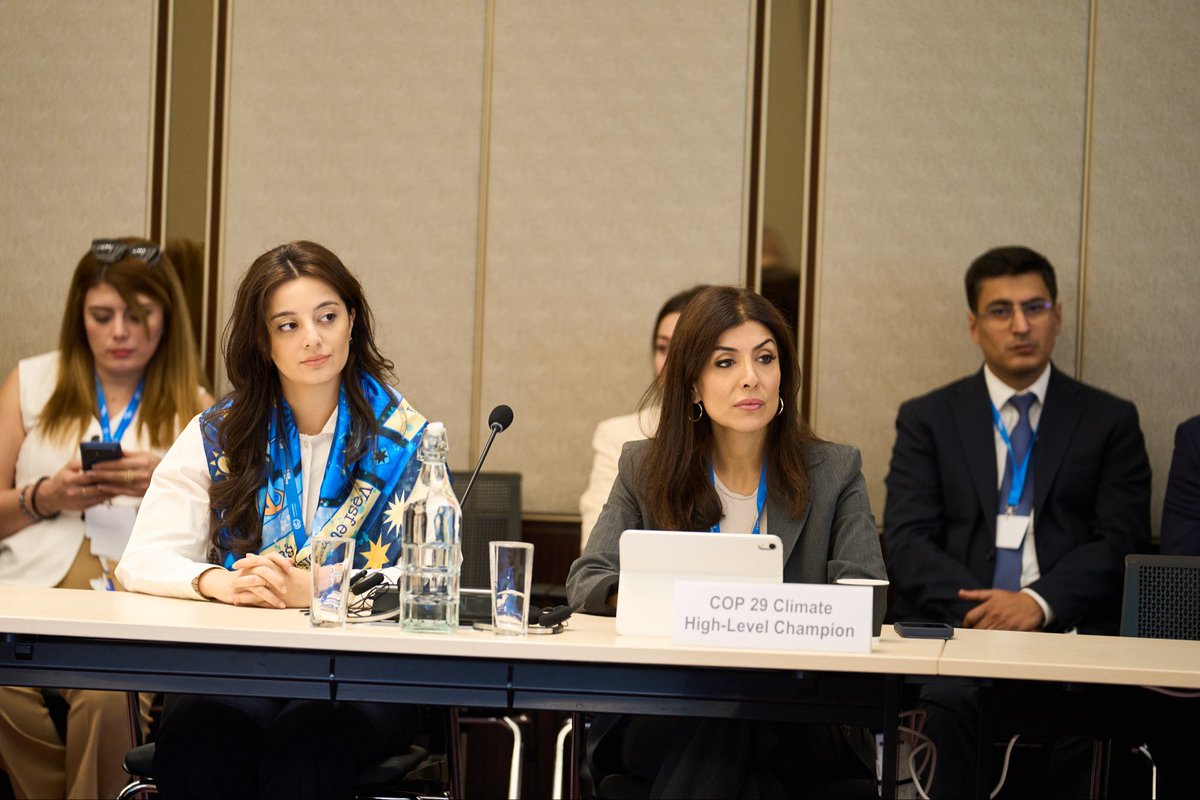 BakuClimateWeek's tweet photo. Day 4 | Roundtable 1: Impact Dialogue: Subnational entities

#BakuClimateActionWeek #ClimateWeek https://t.co/fJ9Sevgjeb