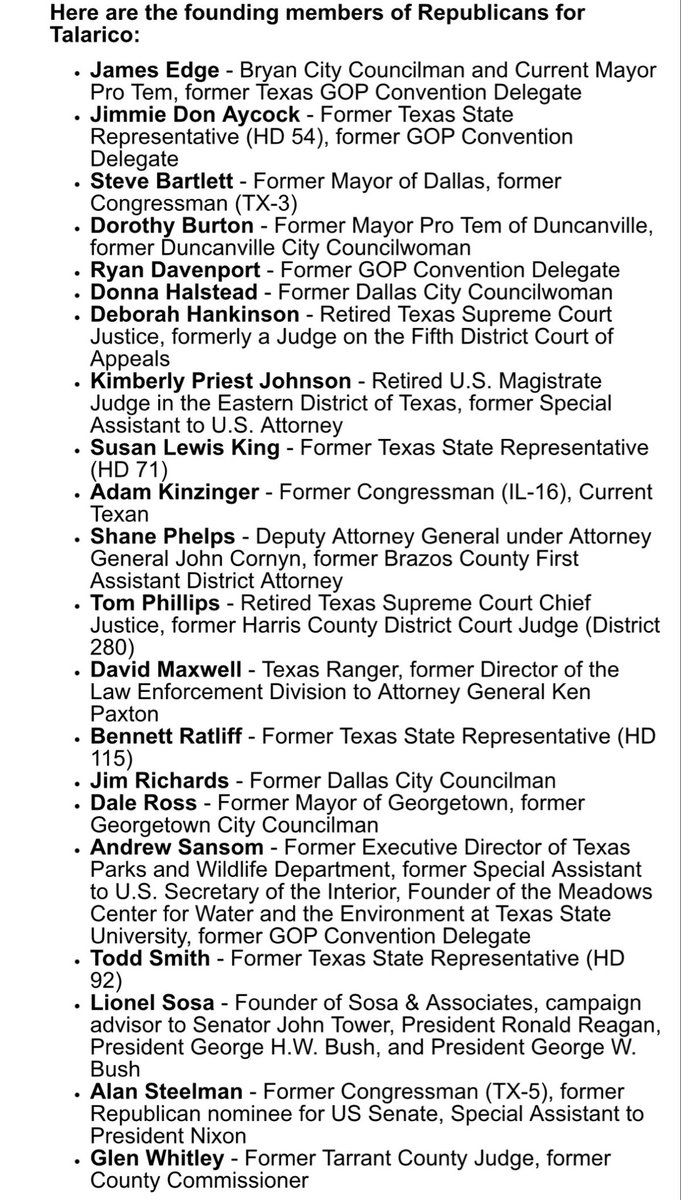 PatrickSvitek's tweet photo. #TXSEN: James Talarico announces a Republicans for Talarico coalition. Some unsurprising former Republicans here, some who haven’t been this public before. https://t.co/5fDgMiumKn