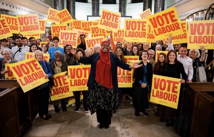 Olszewski_RJO's tweet photo. Delighted to see Sagal Abdi-Wali selected as #Labour candidate for the Holborn &amp; St Pancras. 🎉

She’s been a fantastic community representative, councillor, and council leader, and will be a brilliant MP for #HolbornAndStPancras. 

On October 8
Vote Labour
Vote Sagal
Vote Hope. https://t.co/VwF365s2Jp