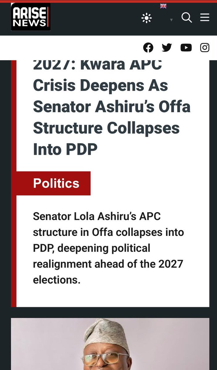Waspapping_'s tweet photo. APC members in Senator Lola Ashiru’s ward in Kwara State have joined the PDP and openly cited confidence in Saraki. Members in the governor’s ward have also declared support for PDP.

You have Government House and all the advantages of office, and the opposition is gaining supporters from your own backyard.

Before AbdulRazaq starts calculating how to defeat Saraki, he should probably count how many people are still left in the Kwara APC