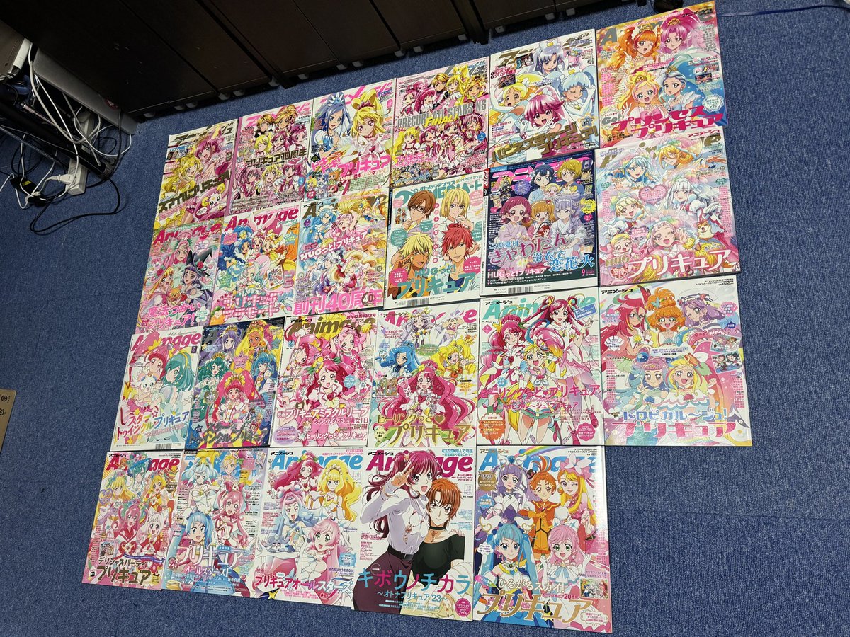 shota_'s tweet photo. 歴代・プリキュアが表紙を飾った雑誌 https://t.co/Xq6WYIVliN