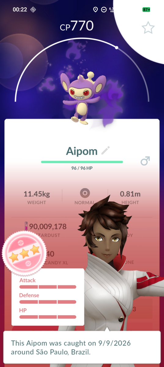 dtAxl1's tweet photo. Shadow hundo #23
Last remote raid of the rotation

#PokemonGO https://t.co/6x2wiVMT5I