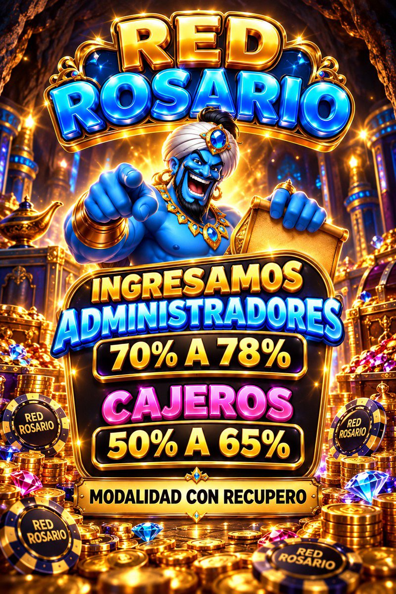 Redrosariopro's tweet photo. ¿Querés trabajar con buen porcentaje y crecer mas? 🎰💰

🔹 Cajeros del 50% al 65%
🔹 Administradores del 70% al 78%
Solo trabajamos con recupero al 100%✅

Plataformas disponibles
https://t.co/YtIDRi9ZAk

📩 Comenzar a trabajar con nosotros
https://t.co/8yVgZmNMm9 https://t.co/qCLzSEPadV