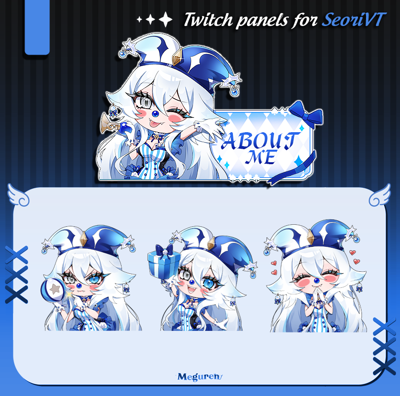 MegurenVT's tweet photo. Panels I've been working on! ✨ https://t.co/PPlUHQFBnX
