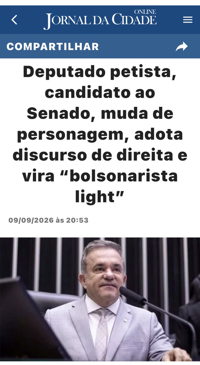 RC310848's tweet photo. Um sem vergonha petista, gente assim dá nojo.🇧🇷 https://t.co/HYu8lXsQ5w