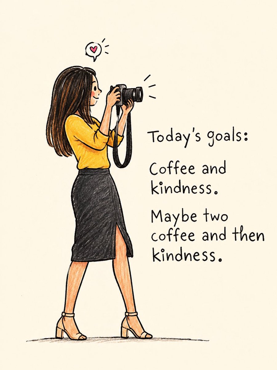 HansaMurugan's tweet photo. Just a reminder to drink coffee and be kind❤️ https://t.co/FyHjD11Yvy