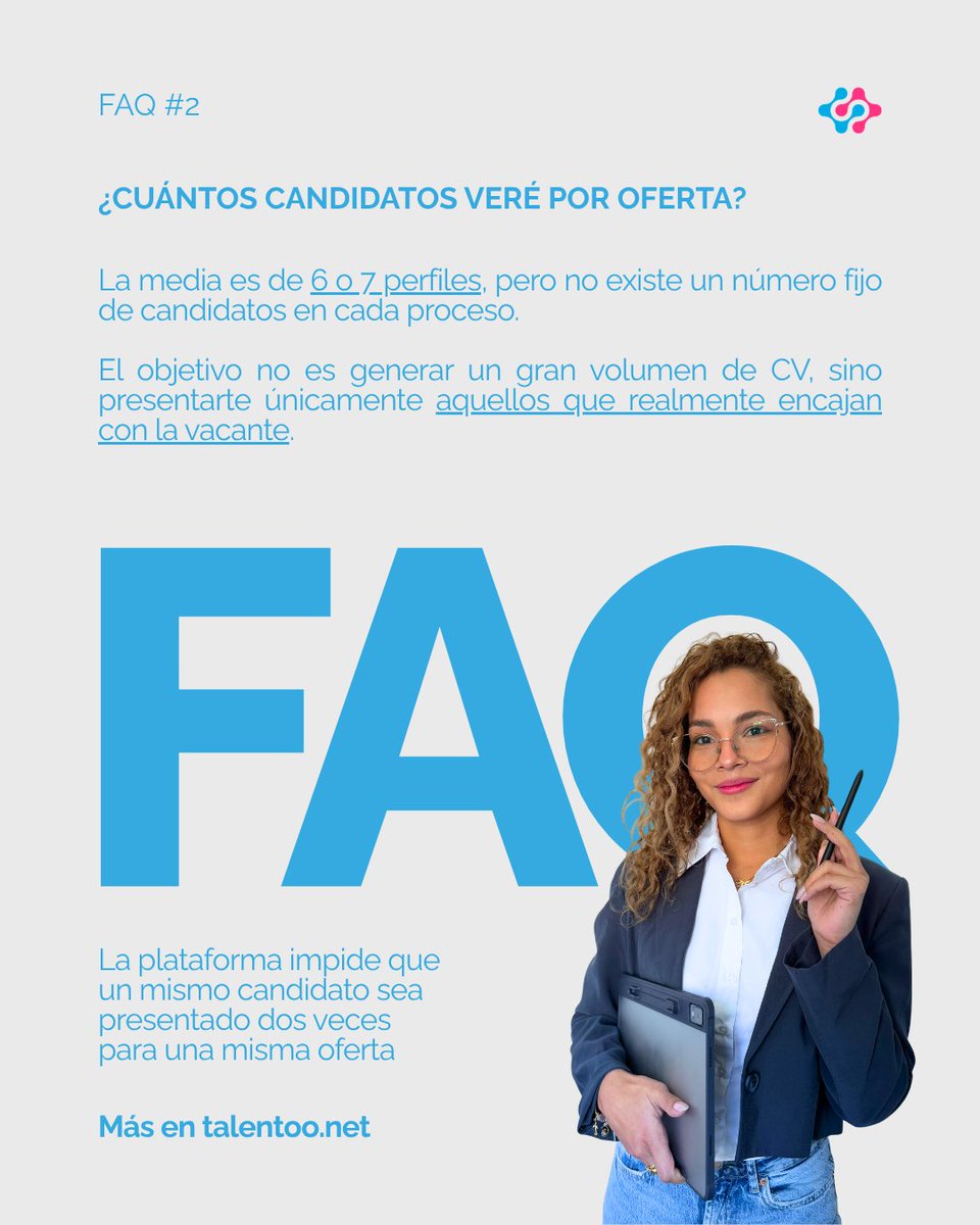 TalentooNet's tweet photo. ¿Qué pensaste de los candidatos que inundaron tu inbox 📨 la última vez que publicaste una oferta de empleo aquí? 

Conoce + sobre los candidatos de Talentoo y regístrate gratis para acceder a ellos: https://t.co/q87K27Pyi0

#rrhh #recursoshumanos #selección #recruiting #talento https://t.co/8kwTdsqyTU