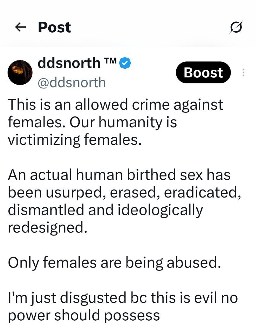 ddsnorth's tweet photo. @salltweets This is a human rights crime against females. I hate this era so much 🤬😞 https://t.co/vd0EdGUASw