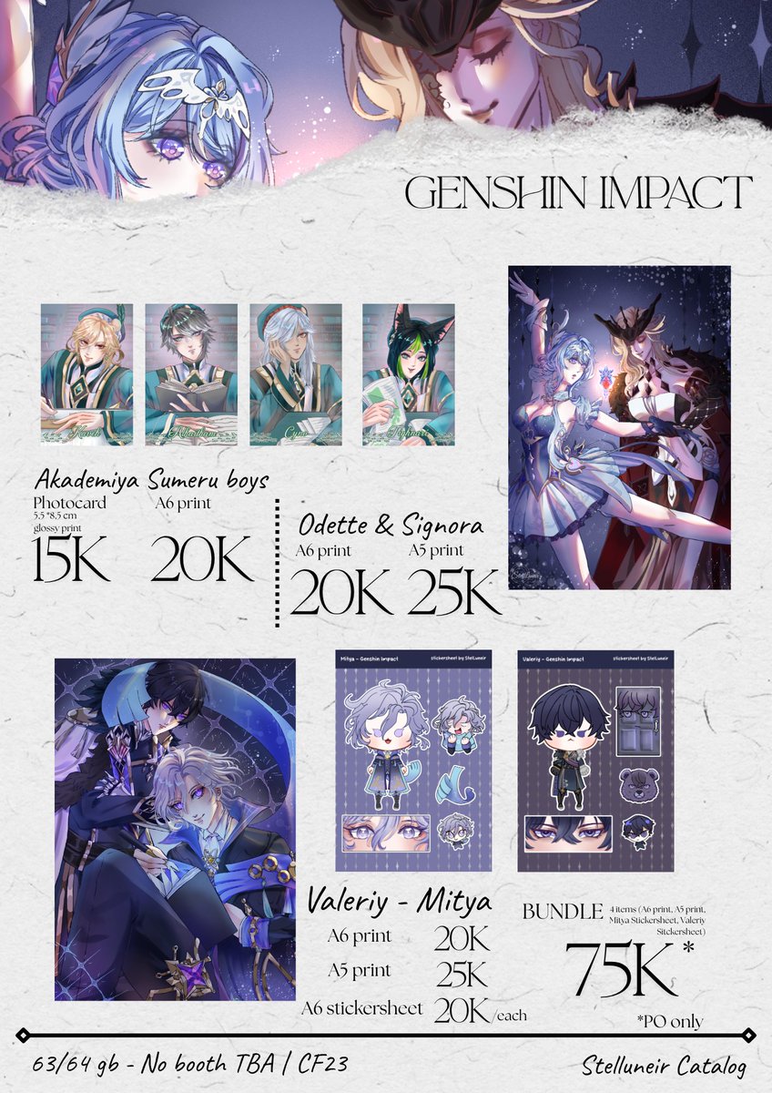 VERY APPRECIATED] Stelluneir's #CF23 #Comifuro23 Pre order open! BOOTH ...
